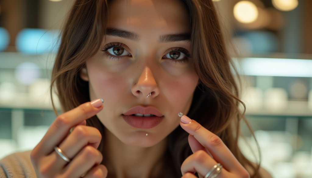 Piercing du nez : anneau ou stud, lequel choisir au début