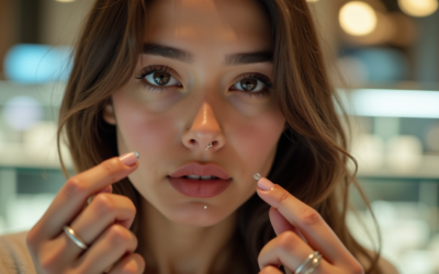 Piercing du nez : anneau ou stud, lequel choisir au début