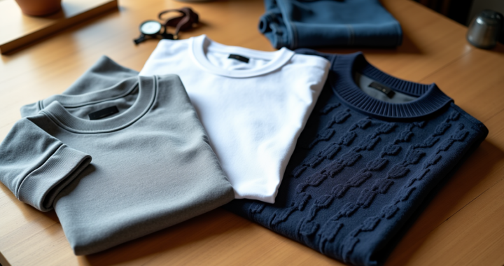Sweats, t-shirts et pulls : les essentiels d’une garde-robe masculine intemporelle